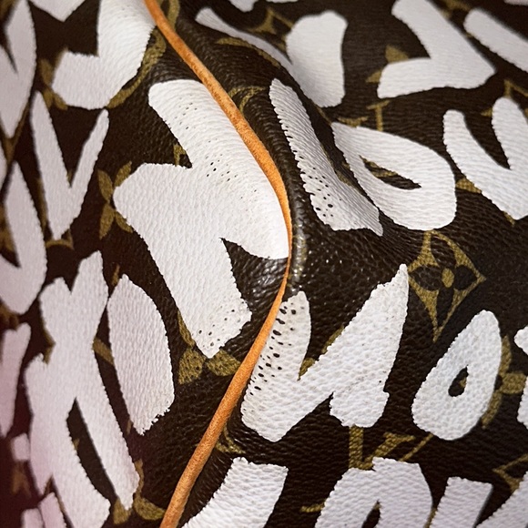 Louis Vuitton Stephen Sprouse speedy 30 Boston satchel silver graffiti - Picture 10 of 16